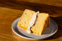Strawberries & Cream Chiffon Cake