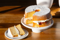 Strawberries & Cream Chiffon Cake